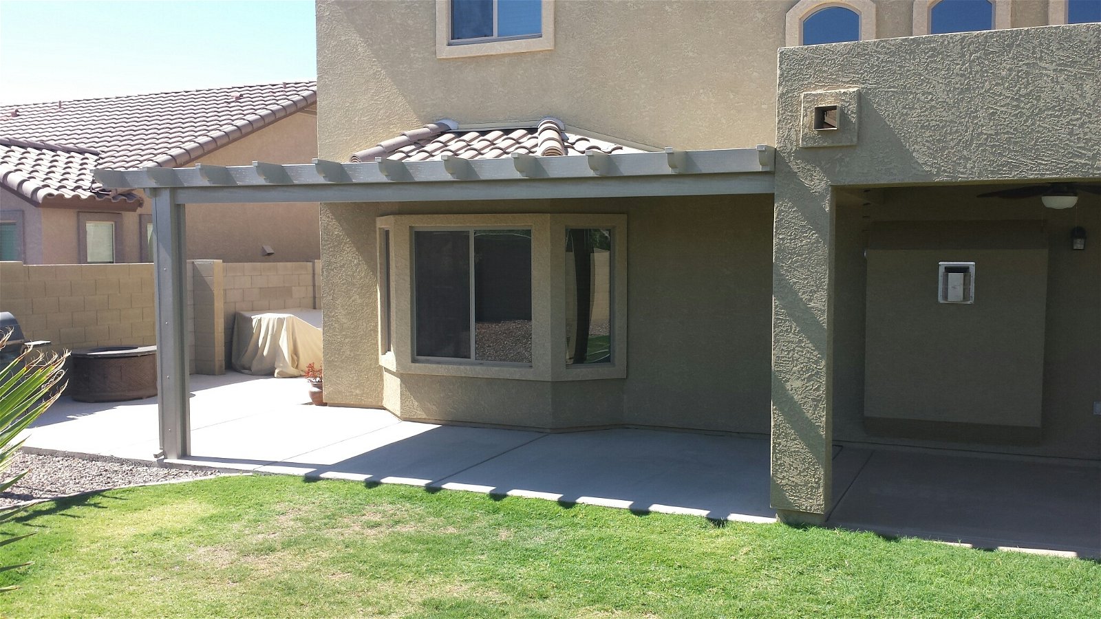Project Pictures: Alumawood Solid Patio Cover in Mesa, AZ