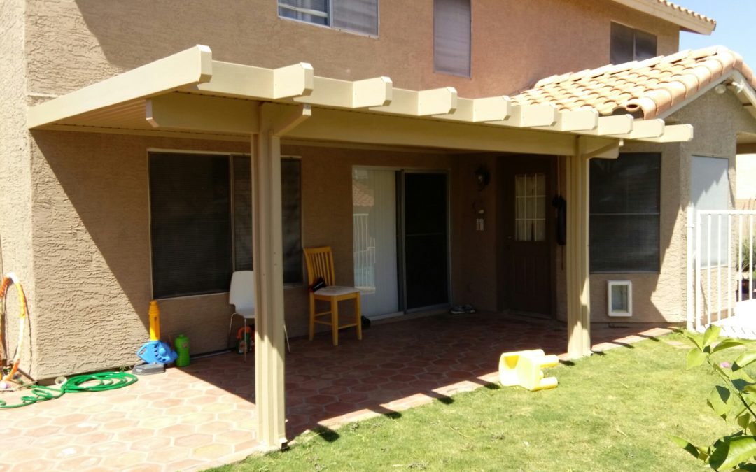 Alumawood Solid Patio Cover Installed in Phoenix, AZ