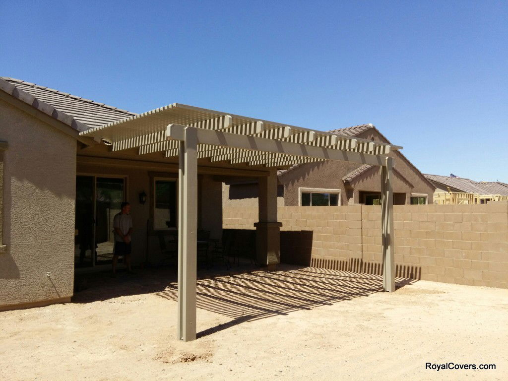 Alumawood Pergola installed by Royal Covers