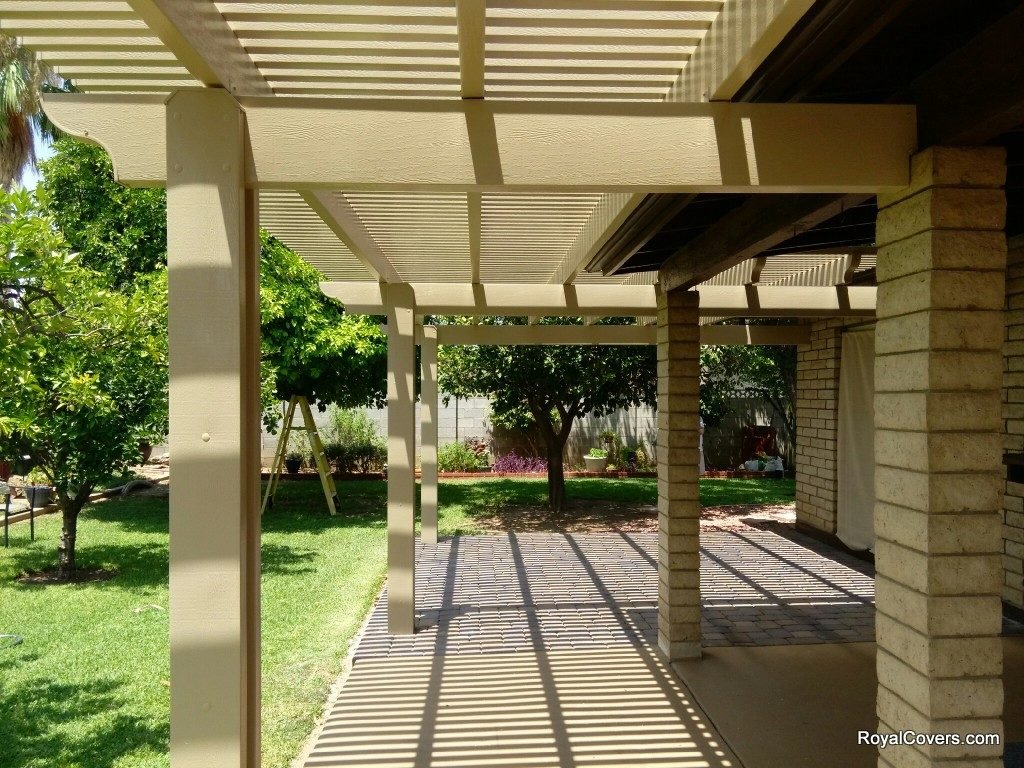 Aluminum patio covers by Royal Covers of Arizona in Glendale, AZ.