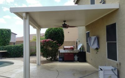 Alumawood Patio Covers with fan in Phoenix, AZ