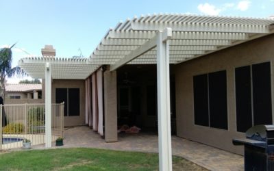 Alumawood Open Lattice Patio Cover Built in Chandler, AZ 85286