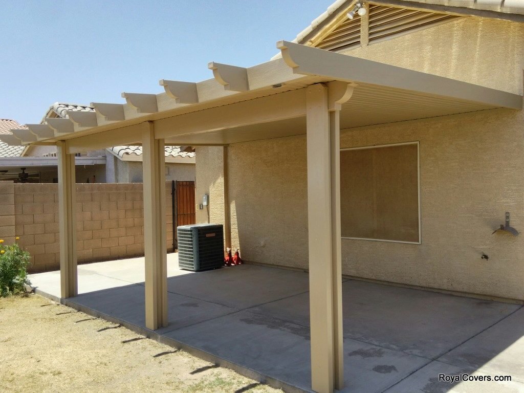 Outdoor patio covers built by Royal Covers of Arizona in San Tan Valley, AZ.