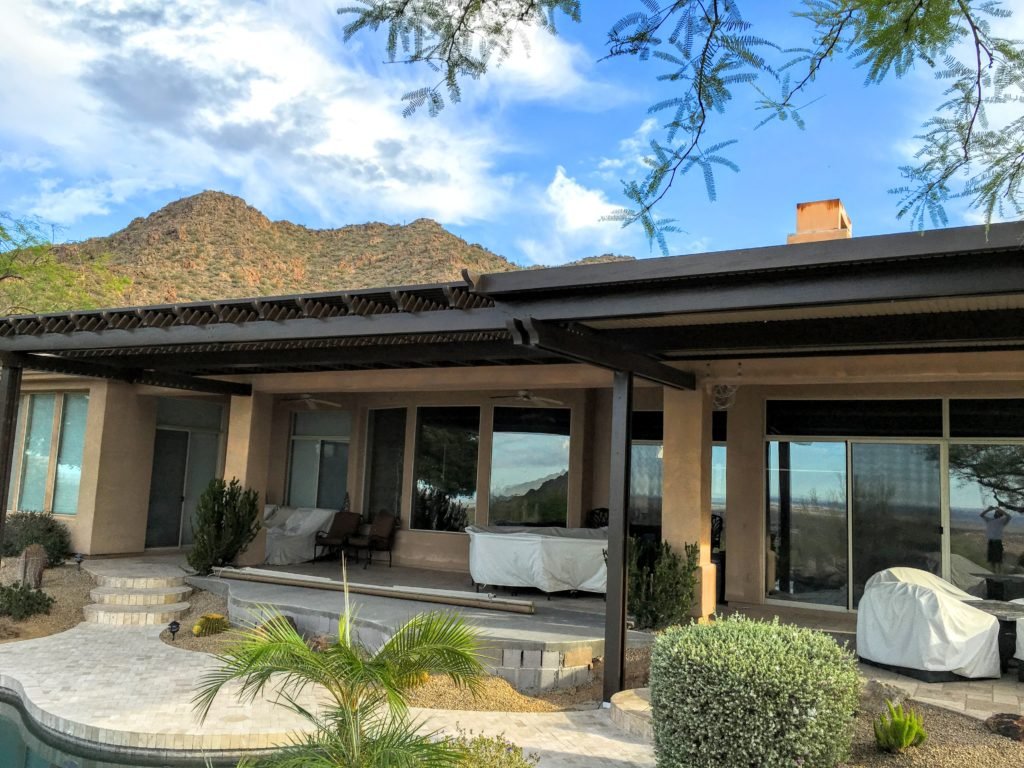 16' x 55' Alumawood Patio Cover in Scottsdale, AZ