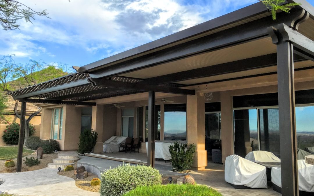 16′ x 55′ Alumawood Patio Cover in Scottsdale, AZ