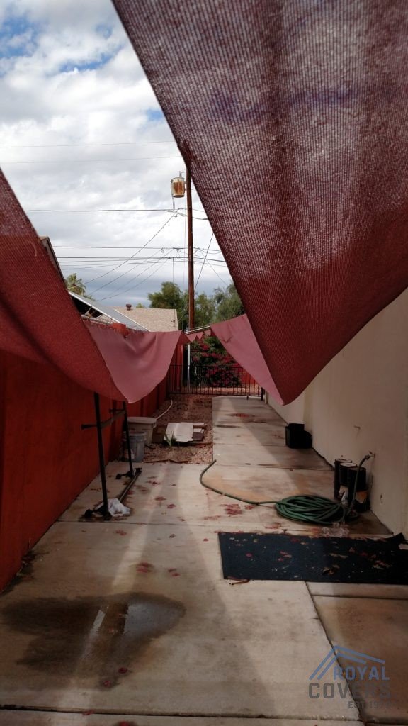 Before and After: Replace Fabric Awnings with Alumawood