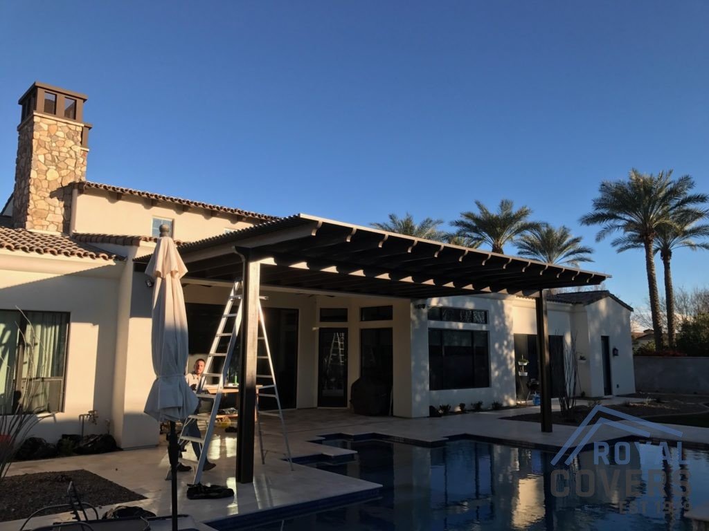 Patio Cover Extension Over Pool in Chandler, AZ