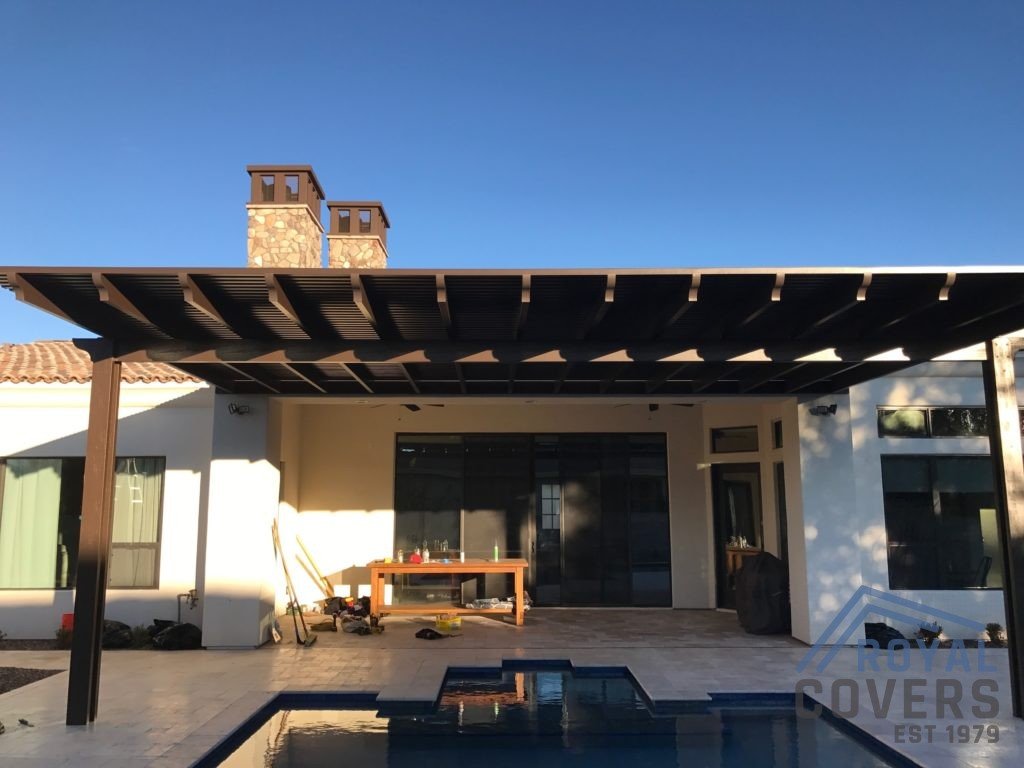 Patio Cover Extension Over Pool in Chandler, AZ