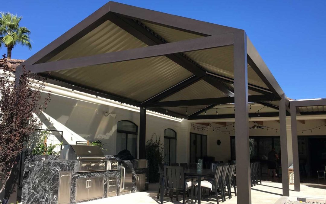 Two-Tone Equinox Louvered Roof Installation in Paradise Valley 85253