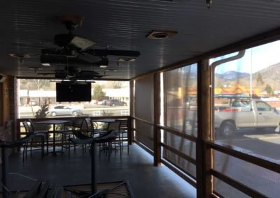 Exterior Roll Down Shades for Texas Roadhouse