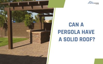 Can a Pergola Have a Solid Roof?