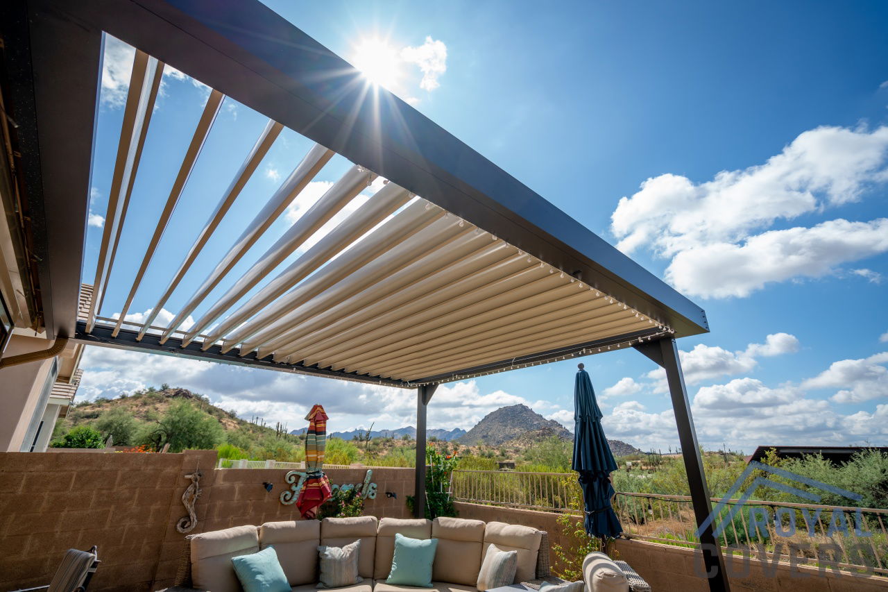 Louvered Pergola