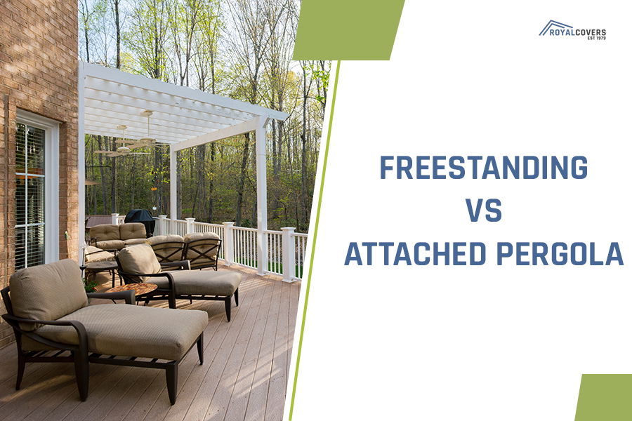 Freestanding vs Attached Pergola